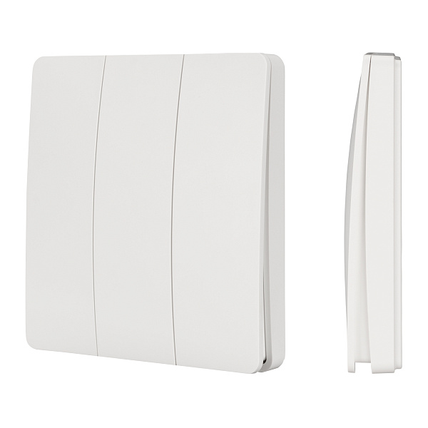INTELLIGENT ARLIGHT Кнопочная панель KINETIC-801-22-3G-WP-SUF White (No battery, IP67, 433Mhz) (IARL, IP67 Пластик, 3 года) Lednikoff