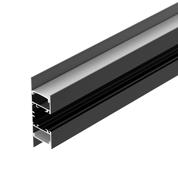 Профиль WALL-2575-DUAL-2000 ANOD BLACK (Arlight, Алюминий) Lednikoff