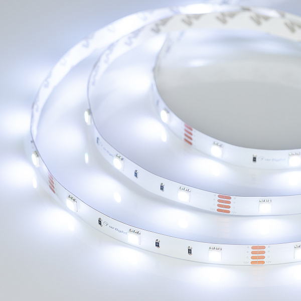 Светодиодная лента RT-B30-10mm 12V RGB (7.2 W/m, IP20, 5060, 5m) (Arlight, Открытый) Lednikoff