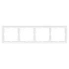 Рамка пластиковая FRM-NOBE-SFPL-4-WH (Arlight, Белый кварц) Lednikoff