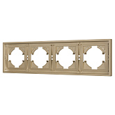 Рамка пластиковая FRM-TENDO-SFPL-4-GD (Arlight, Матовый песочный)