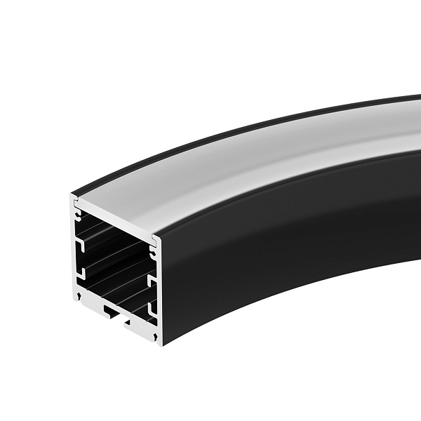 Профиль SL-ARC-3535-D320-A90 BLACK (дуга 1 из 4) (Arlight, Алюминий) Lednikoff