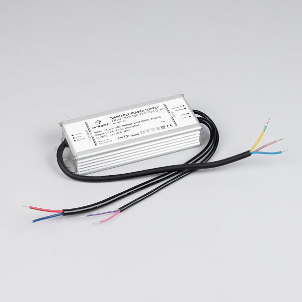 Блок питания ARPV-UH24150-PFC-DALI2-PH (24V, 6.3A, 150W) (Arlight, IP67 Металл, 7 лет) Lednikoff