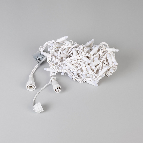 Светодиодная гирлянда ARD-STRING-CLASSIC-10000-WHITE-100LED-MILK-STD White (230V, 7W) (Ardecoled, IP65) Lednikoff