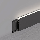 Профиль PLINTUS-H55-2000 BLACK (Arlight, Алюминий) Lednikoff