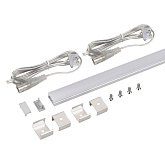 Набор для светодиодной подсветки ARL-KIT-SLIM-FC 24V Warm3000 (14,4 W/m, IP20, 2m) (Arlight, Алюминий+пластик)