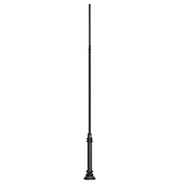 Опора фланцевая OXOR-OT3-DE-D160-L4000 (BK) (Arlight, Сталь)