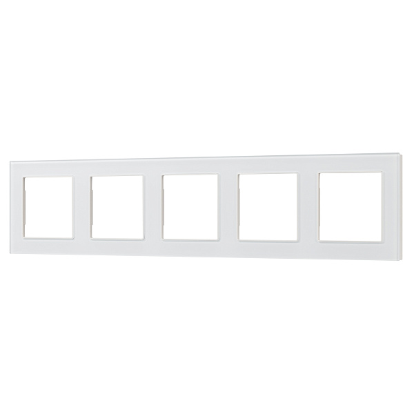 Рамка стеклянная FRM-GLARE-GS-5-WH (Arlight, -) Lednikoff
