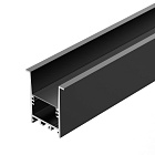 Профиль SL-COMFORT-4551-F-2000 ANOD BLACK (Arlight, Алюминий) Lednikoff