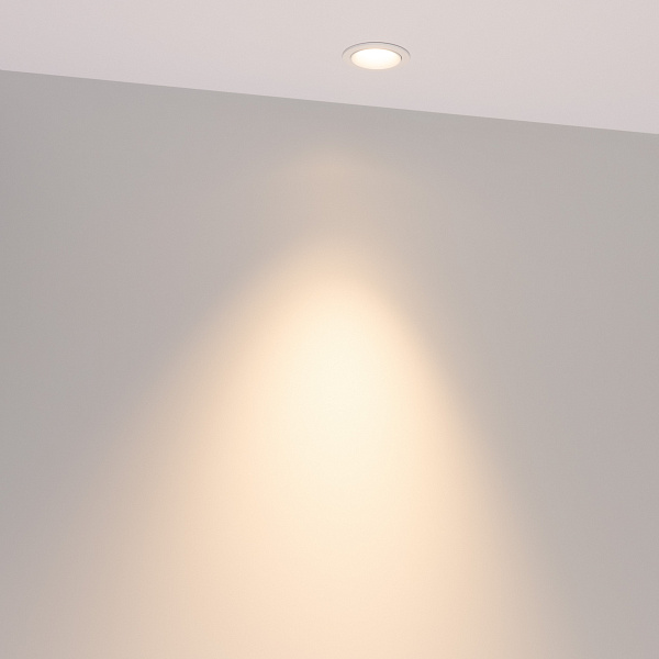 Светильник MS-ARADO-BUILT-R35-3W Warm3000 (WH-WH, 36 deg, 230V) (Arlight, IP20 Металл, 5 лет) Lednikoff