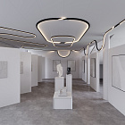 Профиль SL-ARC-3535-D320-W90 WHITE (260мм, дуга 1 из 4) (Arlight, Алюминий) Lednikoff
