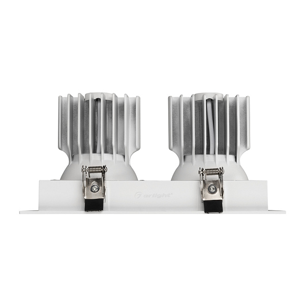 Светильник MS-VORTEX-BUILT-S210x117-2x20W Warm3000 (WH-WH, 20 deg, 230V) (Arlight, IP20 Металл, 5 лет) Lednikoff