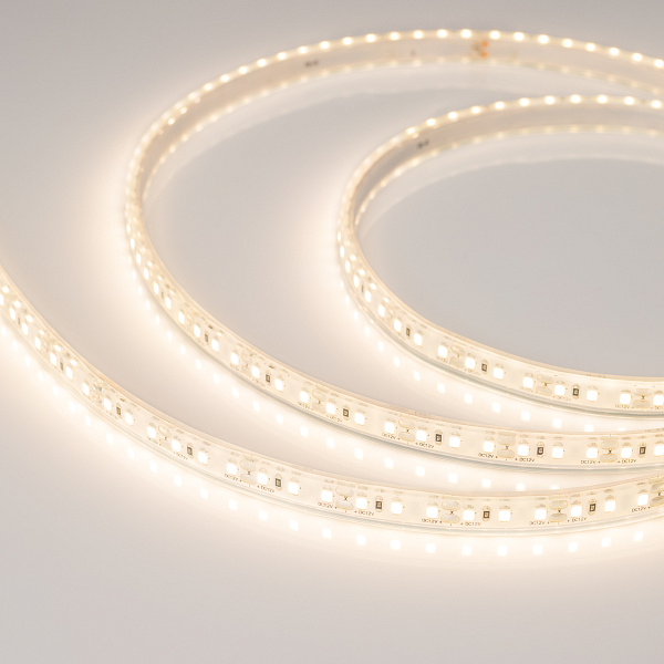 Светодиодная лента герметичная RTW-PU-A120-10.5mm 12V Warm3000 (16.8 W/m, IP68, Wire 2m, 5m) (Arlight, -) Lednikoff