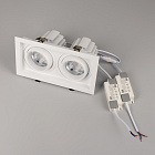 Светильник MS-VORTEX-BUILT-S250x140-2x30W Warm3000 (WH-WH, 17 deg, 230V) (Arlight, IP20 Металл, 5 лет) Lednikoff