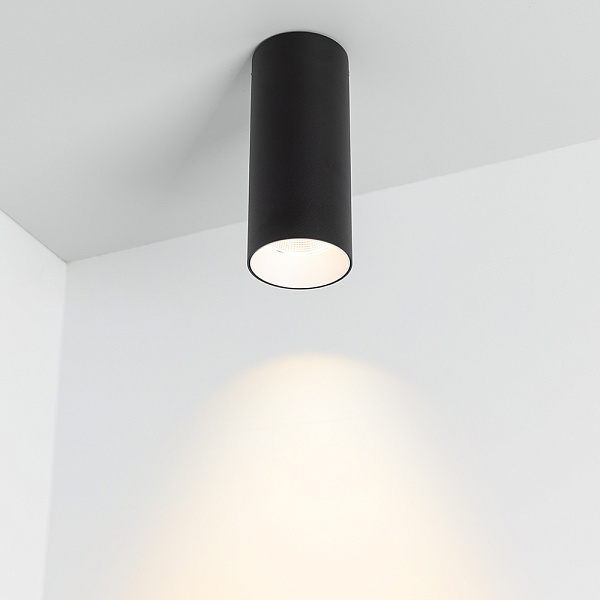 Светильник SP-POLO-SURFACE-R65-8W White5000 (BK-WH, 40 deg) (Arlight, IP20 Металл, 3 года) Lednikoff