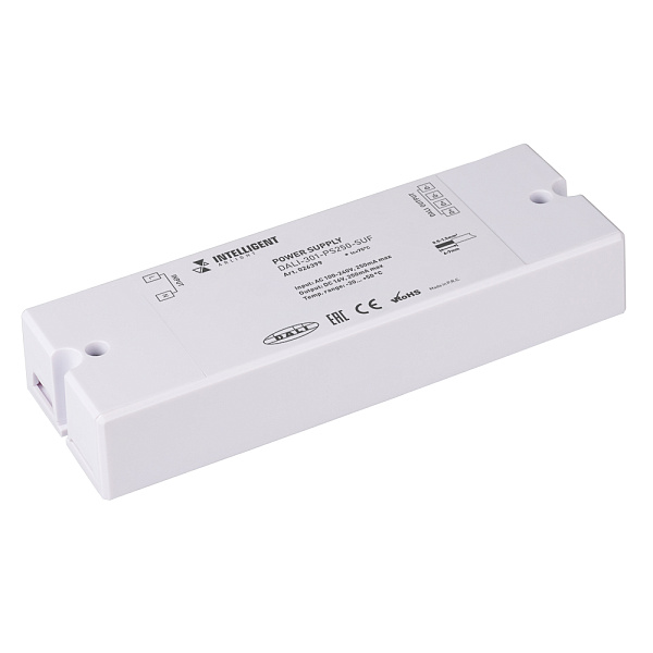 INTELLIGENT ARLIGHT Блок питания шины DALI-301-PS250-SUF (230V, 250mA) (IARL, Пластик) Lednikoff