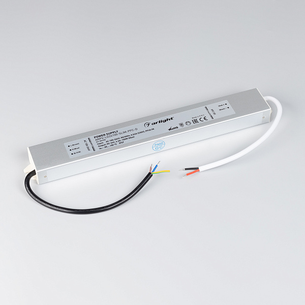 Блок питания ARPV-LG24100-SLIM-PFC-D (24V, 4.2A, 100W) (Arlight, IP67 Металл, 5 лет) Lednikoff