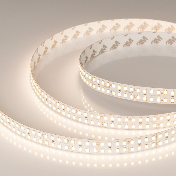 Светодиодная лента RT-5000-2835-320 24V Warm3000 CRI98 (15mm, 24W/m, IP20) (Arlight, -) Lednikoff