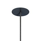 Вывод провода питания для гипсокартонного потолка SPX-CAP-FDW-R64-C4 (RAL7024) (Arlight, Металл) Lednikoff