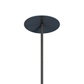 Вывод провода питания для гипсокартонного потолка SPX-CAP-FDW-R64-C4 (RAL7024) (Arlight, Металл)