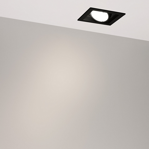 Светильник MS-VORTEX-BUILT-S117x117-20W Day4000 (BK-BK, 40 deg, 230V) (Arlight, IP20 Металл, 5 лет) Lednikoff