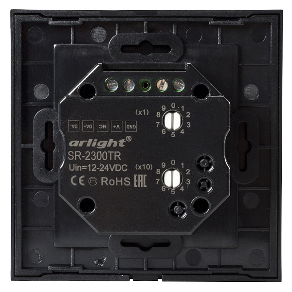 Панель SR-2300TR-IN Black (DALI, RGBW) (Arlight, -) Lednikoff