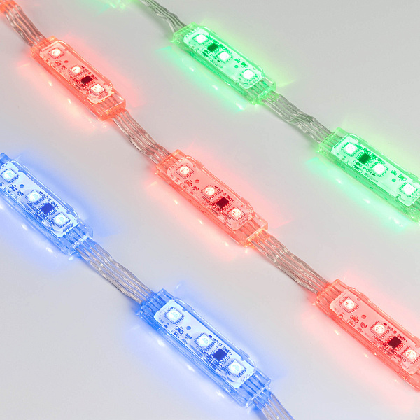 Модуль управляемый DMX-B3 12V RGB (0.72W, IP68, 140 deg) (Arlight, Пластик, 3 года) Lednikoff