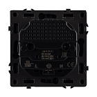 ARL NOBE Розетка зк со шторками с USB тип C+С софт-тач черный оникс SCT-MUCC-SFPL-BK (250V, 16A) (Arlight, -) Lednikoff