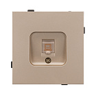 Механизм компьютерной розетки SCT-TENDO-MPC1-PL-GD (RJ-45, CAT6) (Arlight, Песочный) Lednikoff