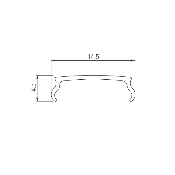 Экран F прозрачный для PHS (Arlight, Пластик) Lednikoff