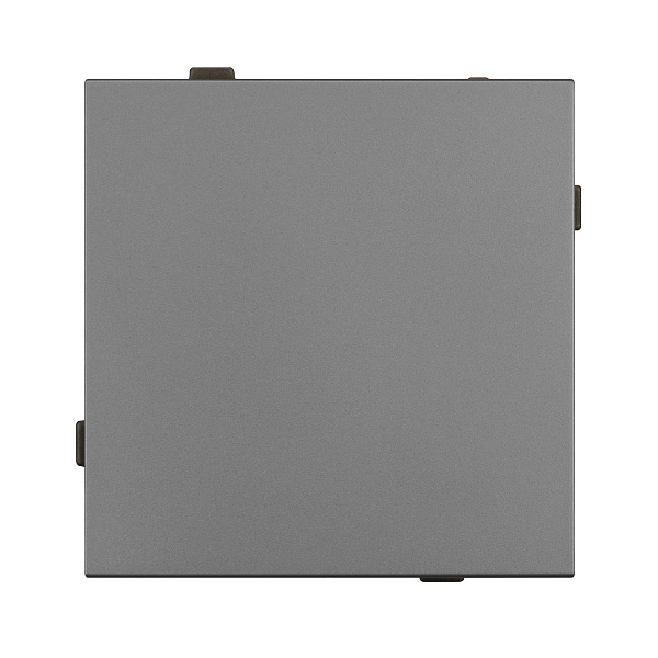 Механизм выключателя одноклавишный проходной SWT-TENDO-MKP1-PL-GR (230V, 10A) (Arlight, Графитовый) Lednikoff