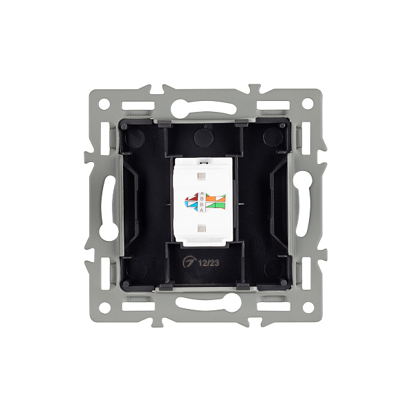 Механизм компьютерной розетки SCT-MPC1-PL-BK (RJ-45, CAT6) (Arlight, -) Lednikoff