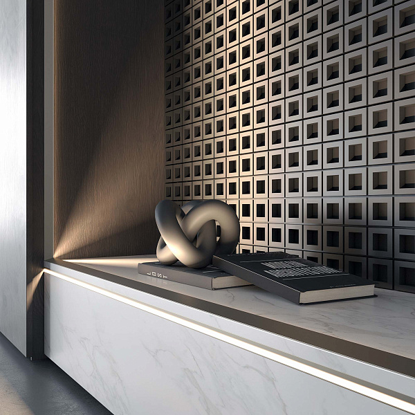 Профиль SL-MINI-SHELF-H9-2000 ANOD OLIVE GREY (Arlight, Алюминий) Lednikoff