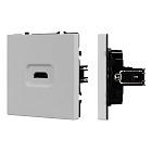 ARL NOBE Розетка HDMI софт-тач никель SCT-MHD1-SFPL-IS (Arlight, -) Lednikoff