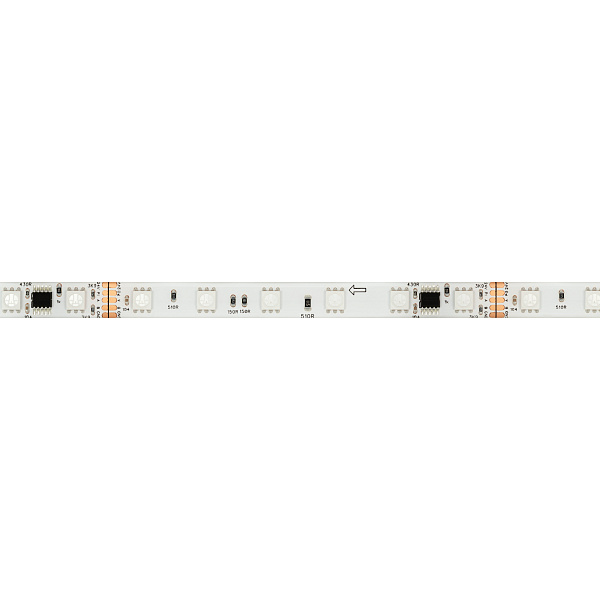 Светодиодная лента герметичная DMX-SE-B60-10mm 24V RGB-PX6 (14 W/m, IP65, 5m) (Arlight, -) Lednikoff