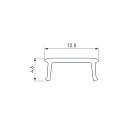 Экран SHELF-600-2000 OPAL (Arlight, Пластик) Lednikoff