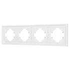 Рамка пластиковая FRM-TENDO-SFPL-4-WH (Arlight, Матовый белый) Lednikoff