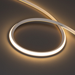 Светодиодная лента герметичная MOONLIGHT-3D-T-X544-10x10mm 24V Warm3000 (8 W/m, IP67, 5m, wire x1) (Arlight, Вывод боковой, 5 лет)