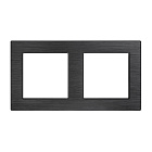 Рамка алюминиевая FRM-PRESTO-ALS-2-BK (Arlight, -) Lednikoff