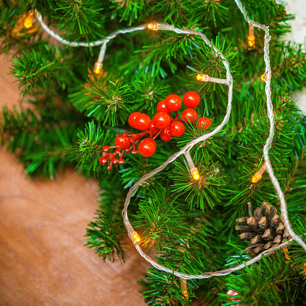 Светодиодная гирлянда ARD-STRING-HOME-5000-CLEAR-50LED-STD WARM (230V, 3.5W) (Ardecoled, IP20) Lednikoff