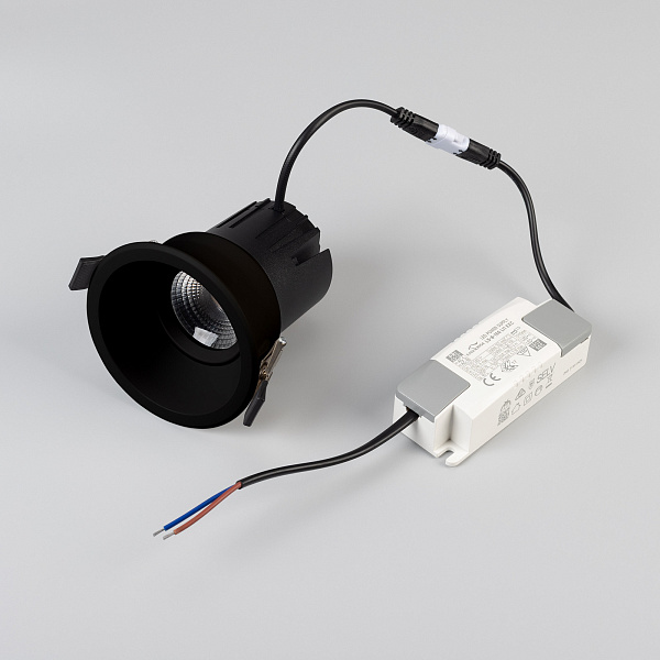 Светильник MS-FLOW-BUILT-R85-12W Day4000 (BK, 55 deg, 230V) (Arlight, IP20 Металл, 5 лет) Lednikoff