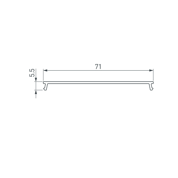 Экран ARH-LINIA72-FANTOM-2000 Opal (Arlight, Пластик) Lednikoff