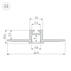 Профиль PIK-F-HIDE-2000 (Arlight, Алюминий) Lednikoff