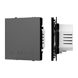 Терморегулятор SWT-NOBE-MTE-SFPL-GR (электрический тёплый пол) (Arlight, Серый базальт)