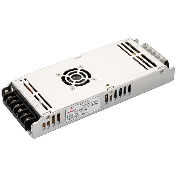 Блок питания HTS-300L-5-Slim (5V, 60A, 300W) (Arlight, IP20 Сетка, 3 года) Lednikoff