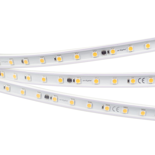 Светодиодная лента герметичная ARL-PV-B54-15.5mm 230V Warm3000 (8 W/m, IP65, 5060, 50m) (Arlight, -) Lednikoff