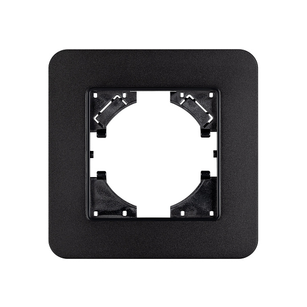 Рамка алюминиевая FRM-AKIRY-SFAL-1-BK (Arlight, -) Lednikoff