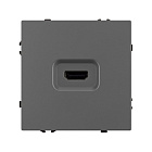 ARL NOBE Розетка HDMI софт-тач серый базальт SCT-MHD1-SFPL-GR (Arlight, -) Lednikoff