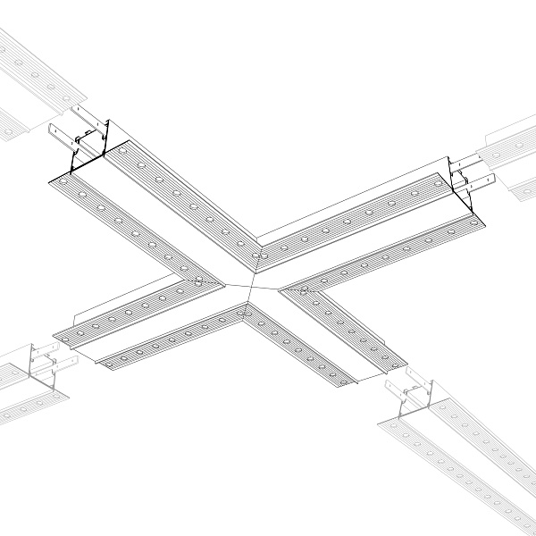 Крестовина SL-LINIA32-FANTOM (Arlight, Металл) Lednikoff