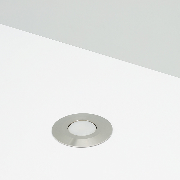Накладка ART-DECK-CAP-FLAT-R50 (SL, STEEL) (Arlight, Металл) Lednikoff